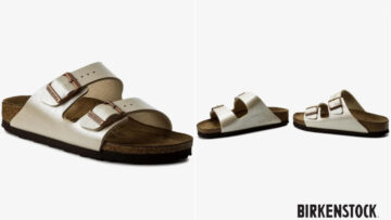 BIRKENSTOCK - Tři modely obuvi v nejoblíbenější barvě PEARL  WHITE